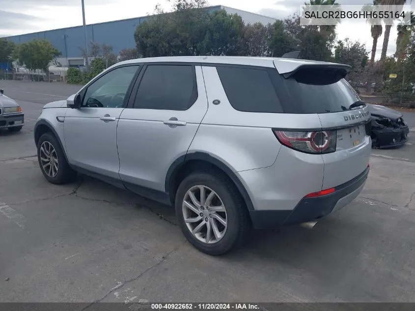 2017 Land Rover Discovery Sport Hse VIN: SALCR2BG6HH655164 Lot: 40922652