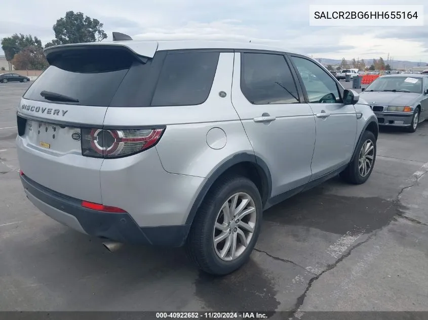 2017 Land Rover Discovery Sport Hse VIN: SALCR2BG6HH655164 Lot: 40922652