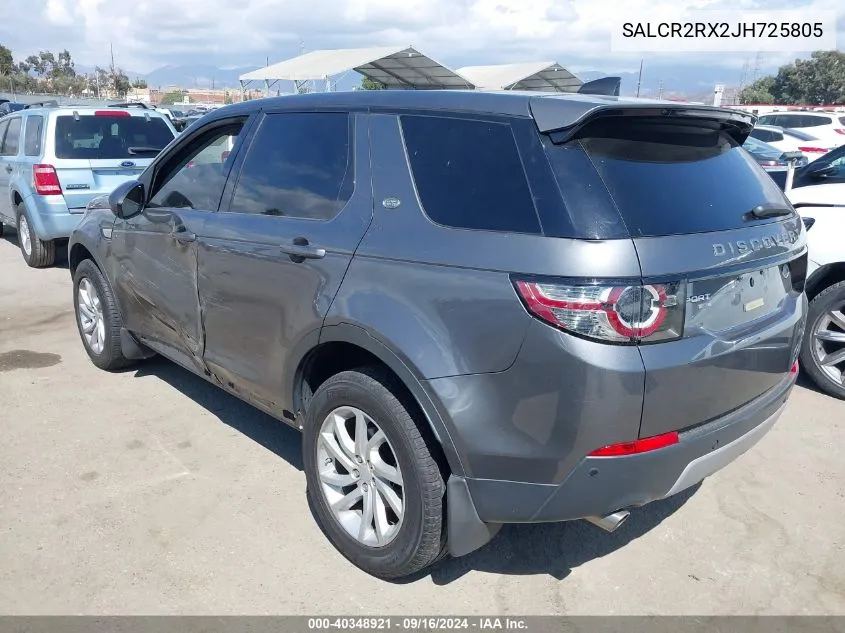 SALCR2RX2JH725805 2018 Land Rover Discovery Sport Hse