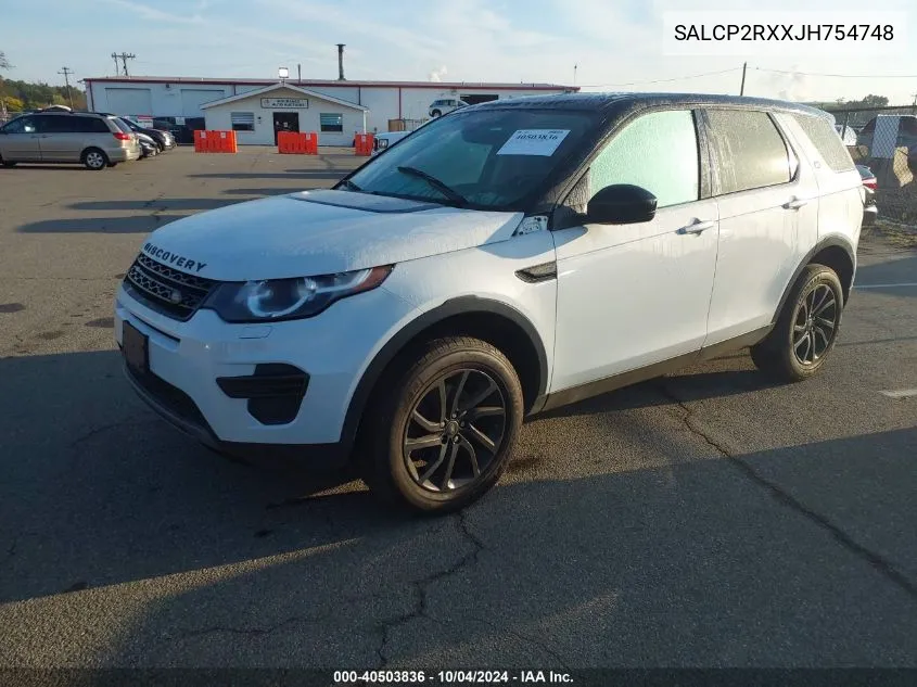 SALCP2RXXJH754748 2018 Land Rover Discovery Sport Se