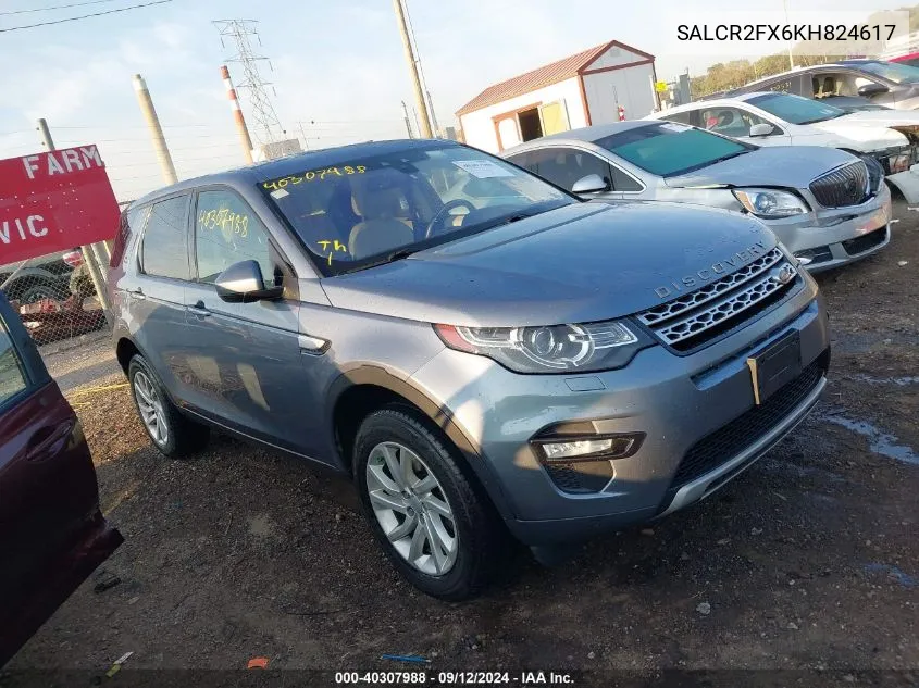 SALCR2FX6KH824617 2019 Land Rover Discovery Sport Hse/Landmark Edition