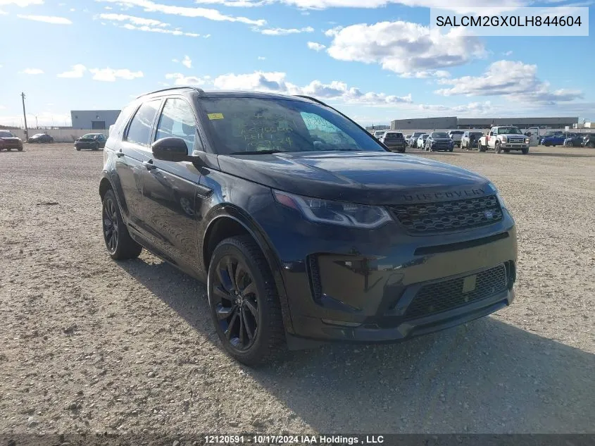 2020 Land Rover Discovery Sport VIN: SALCM2GX0LH844604 Lot: 12120591