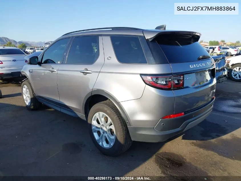 SALCJ2FX7MH883864 2021 Land Rover Discovery Sport S