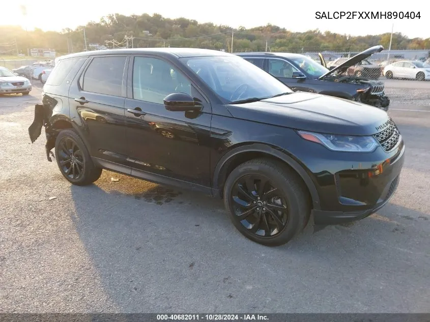 2021 Land Rover Discovery Sport Se VIN: SALCP2FXXMH890404 Lot: 40682011