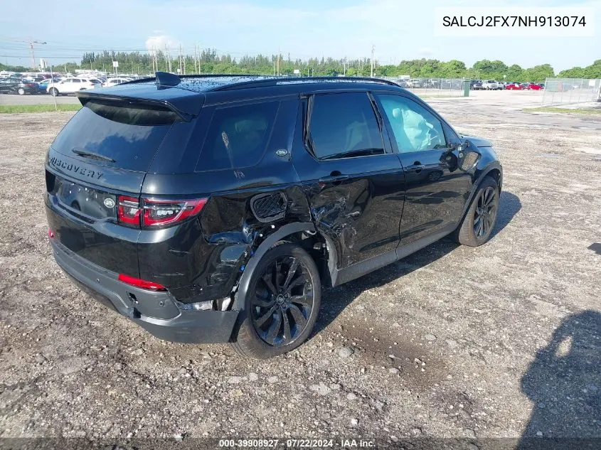 2022 Land Rover Discovery Sport S VIN: SALCJ2FX7NH913074 Lot: 39908927