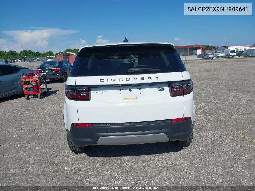 SALCP2FX9NH909641 2022 Land Rover Discovery Sport Se