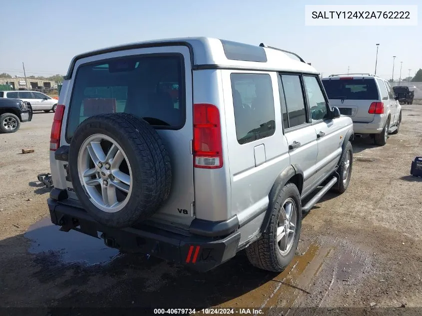 2002 Land Rover Discovery Series Ii Se VIN: SALTY124X2A762222 Lot: 40679734