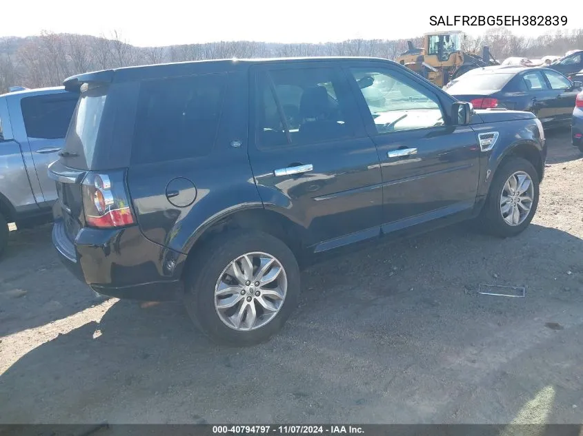 2014 Land Rover Lr2 VIN: SALFR2BG5EH382839 Lot: 40794797