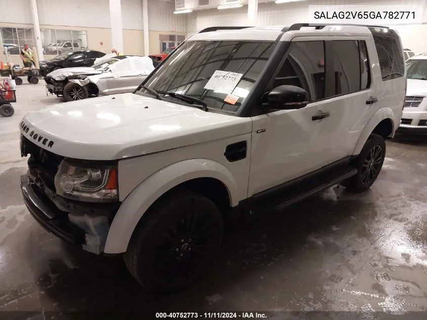 2016 Land Rover Lr4 VIN: SALAG2V65GA782771 Lot: 40752773