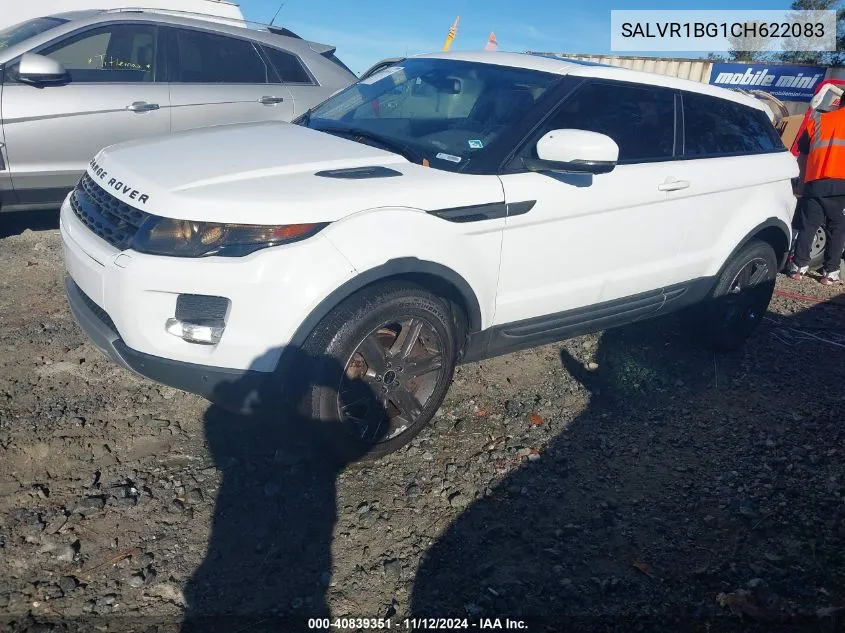 2012 Land Rover Range Rover Evoque Pure Plus VIN: SALVR1BG1CH622083 Lot: 40839351