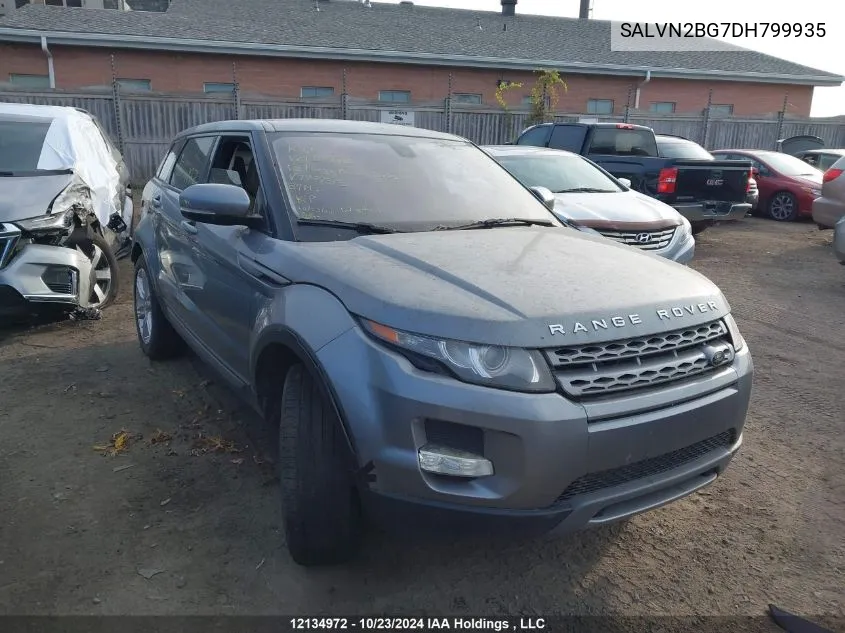 2013 Land Rover Range Rover Evoque VIN: SALVN2BG7DH799935 Lot: 12134972