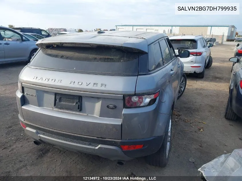 2013 Land Rover Range Rover Evoque VIN: SALVN2BG7DH799935 Lot: 12134972