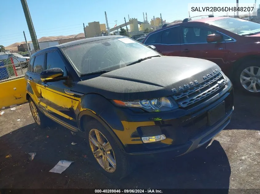 2013 Land Rover Range Rover Evoque Pure VIN: SALVR2BG6DH848207 Lot: 40289846