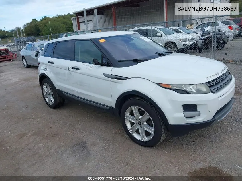 2013 Land Rover Range Rover Evoque Pure VIN: SALVN2BG7DH738567 Lot: 40351778