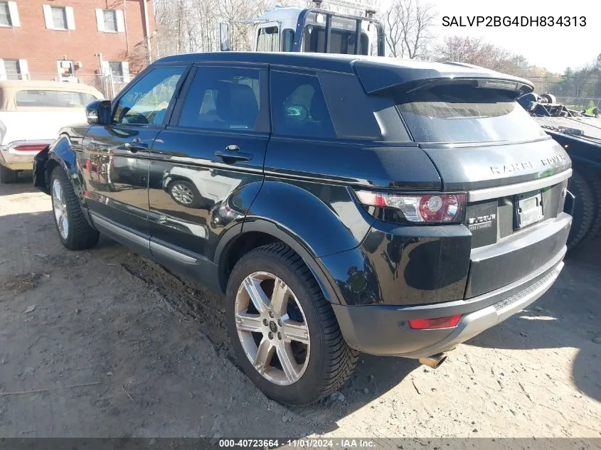 2013 Land Rover Range Rover Evoque Pure VIN: SALVP2BG4DH834313 Lot: 40723664