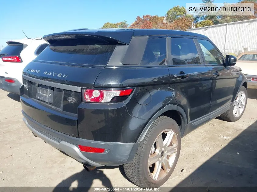 2013 Land Rover Range Rover Evoque Pure VIN: SALVP2BG4DH834313 Lot: 40723664