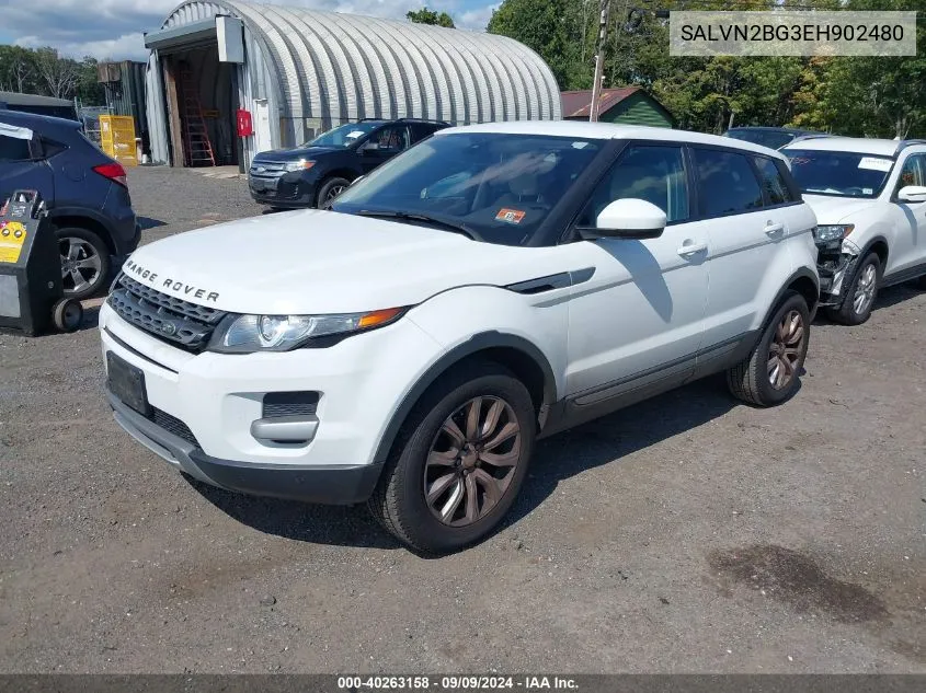 2014 Land Rover Range Rover Evoque Pure VIN: SALVN2BG3EH902480 Lot: 40263158