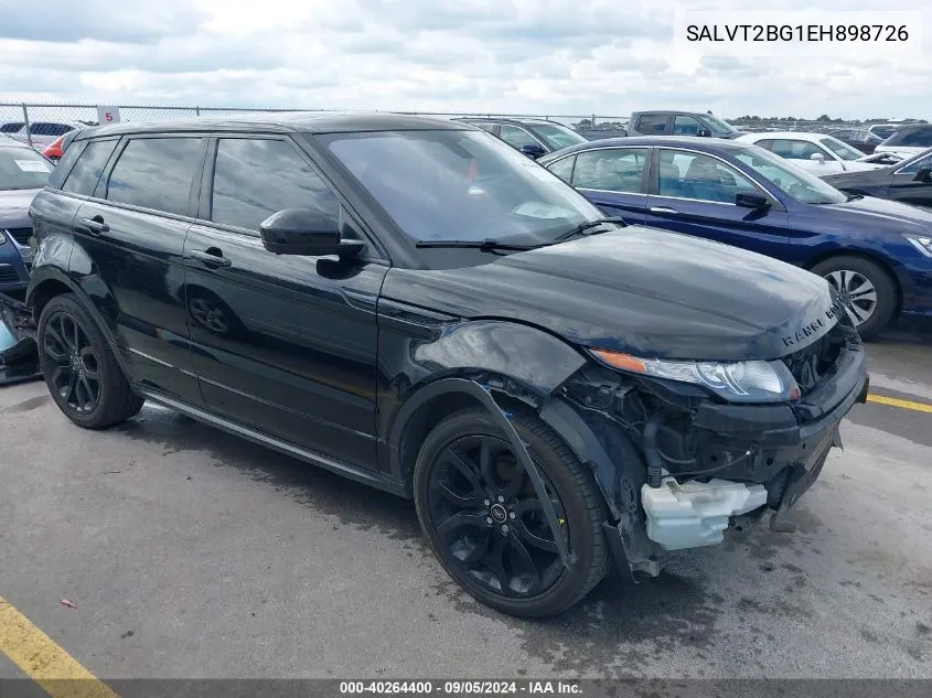 2014 Land Rover Range Rover Evoque Dynamic VIN: SALVT2BG1EH898726 Lot: 40264400