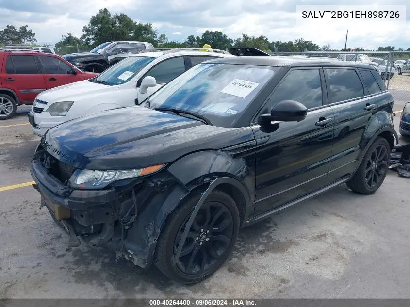 2014 Land Rover Range Rover Evoque Dynamic VIN: SALVT2BG1EH898726 Lot: 40264400