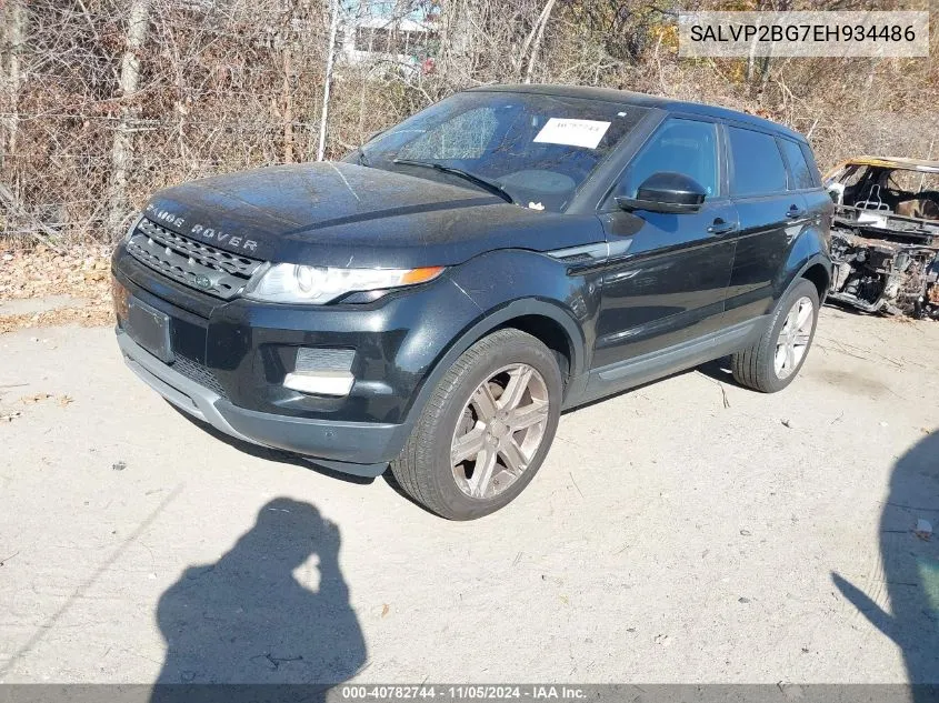 2014 Land Rover Range Rover Evoque Pure VIN: SALVP2BG7EH934486 Lot: 40782744