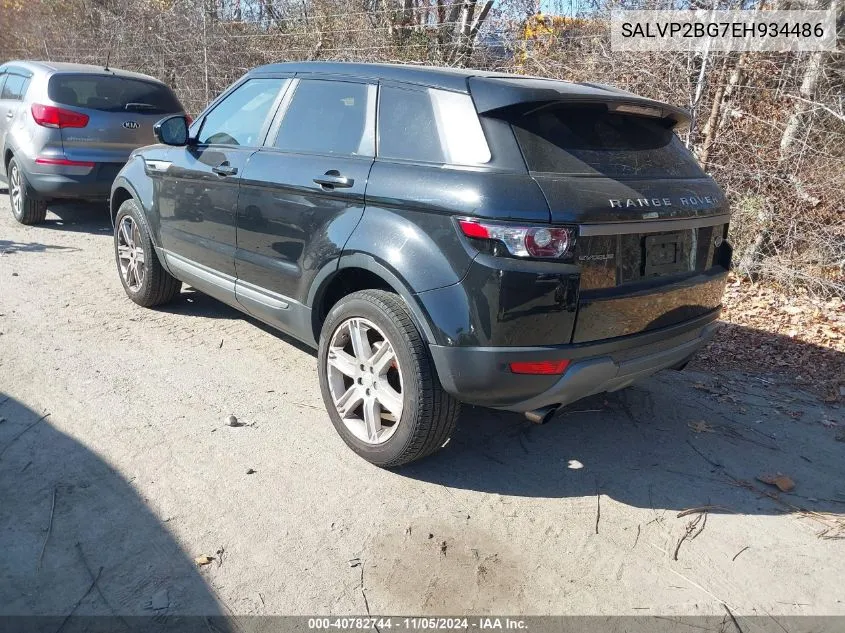 2014 Land Rover Range Rover Evoque Pure VIN: SALVP2BG7EH934486 Lot: 40782744