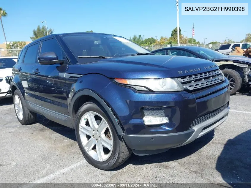 SALVP2BG2FH990398 2015 Land Rover Range Rover Evoque Pure Plus