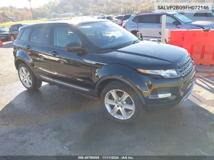 2015 Land Rover Range Rover Evoque Pure VIN: SALVP2BG9FH072146 Lot: 40790008