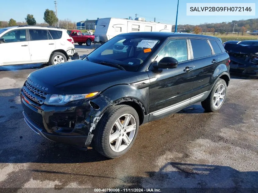 2015 Land Rover Range Rover Evoque Pure VIN: SALVP2BG9FH072146 Lot: 40790008