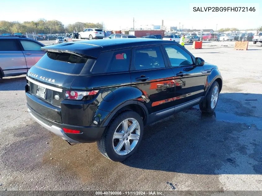 2015 Land Rover Range Rover Evoque Pure VIN: SALVP2BG9FH072146 Lot: 40790008