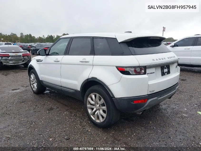 2015 Land Rover Range Rover Evoque Pure VIN: SALVN2BG8FH957945 Lot: 40797889