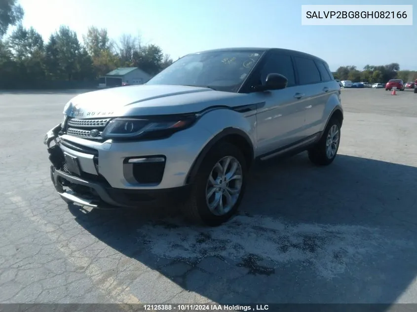 2016 Land Rover Range Rover Evoque VIN: SALVP2BG8GH082166 Lot: 12125388