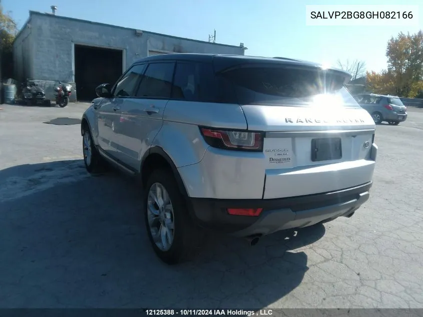 2016 Land Rover Range Rover Evoque VIN: SALVP2BG8GH082166 Lot: 12125388