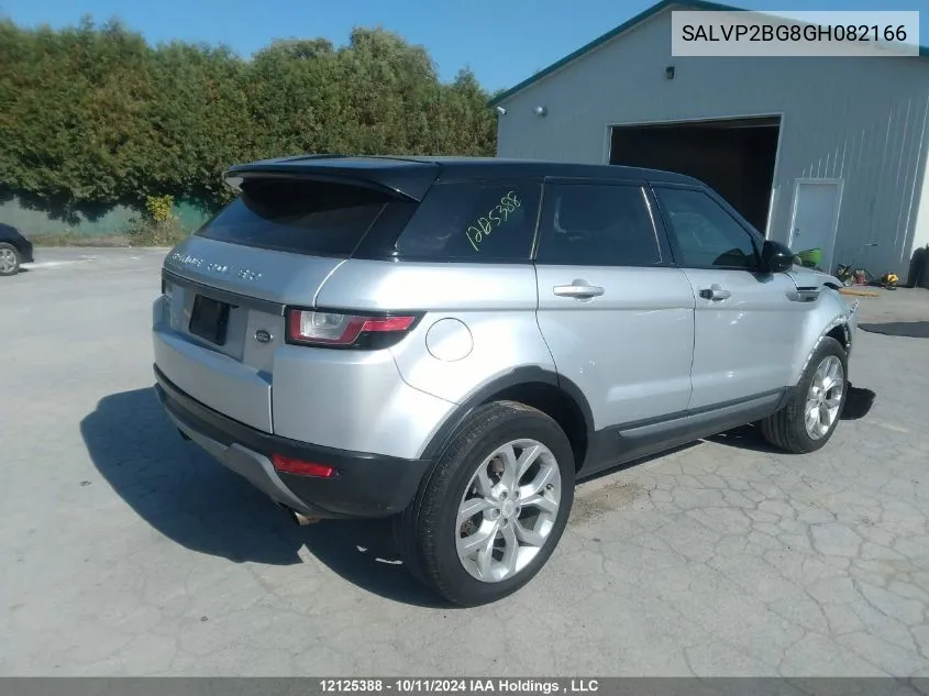 2016 Land Rover Range Rover Evoque VIN: SALVP2BG8GH082166 Lot: 12125388