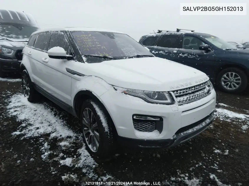 2016 Land Rover Range Rover Evoque VIN: SALVP2BG5GH152013 Lot: 12131517