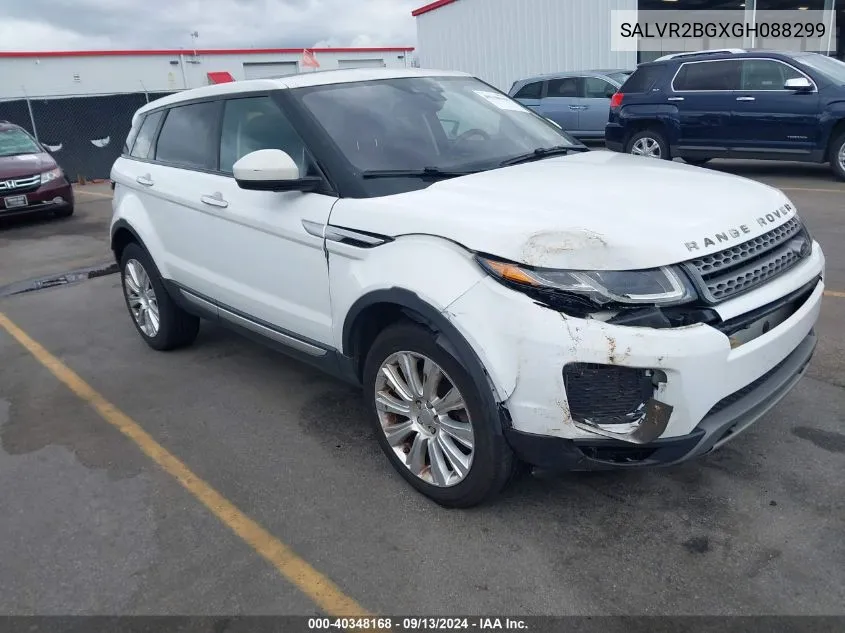 2016 Land Rover Range Rover Evoque Hse VIN: SALVR2BGXGH088299 Lot: 40348168