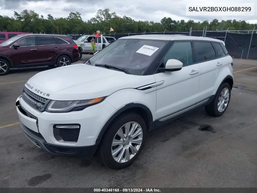 SALVR2BGXGH088299 2016 Land Rover Range Rover Evoque Hse