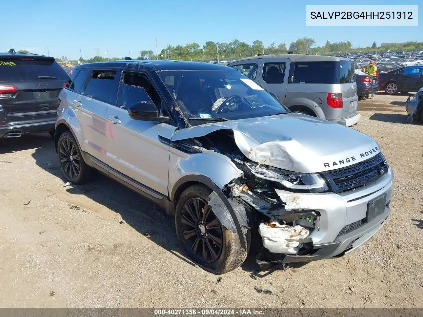 2017 Land Rover Range Rover Evoque Se VIN: SALVP2BG4HH251312 Lot: 40271358