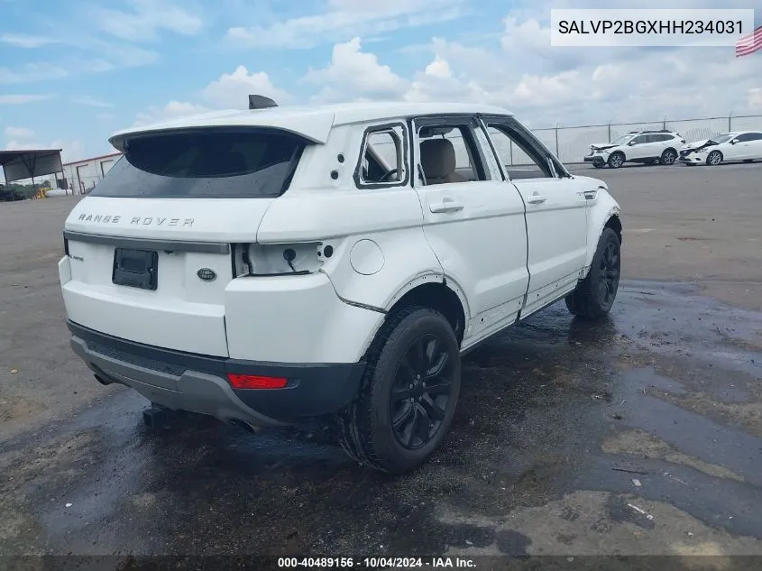 2017 Land Rover Range Rover Evoque Se/Se Premium VIN: SALVP2BGXHH234031 Lot: 40489156