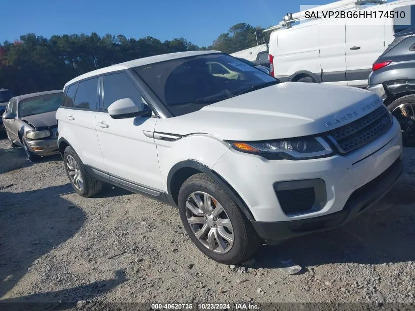 SALVP2BG6HH174510 2017 Land Rover Range Rover Evoque Se/Se Premium