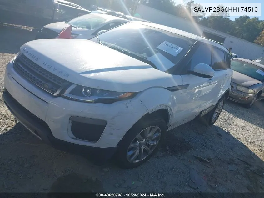 2017 Land Rover Range Rover Evoque Se/Se Premium VIN: SALVP2BG6HH174510 Lot: 40620735