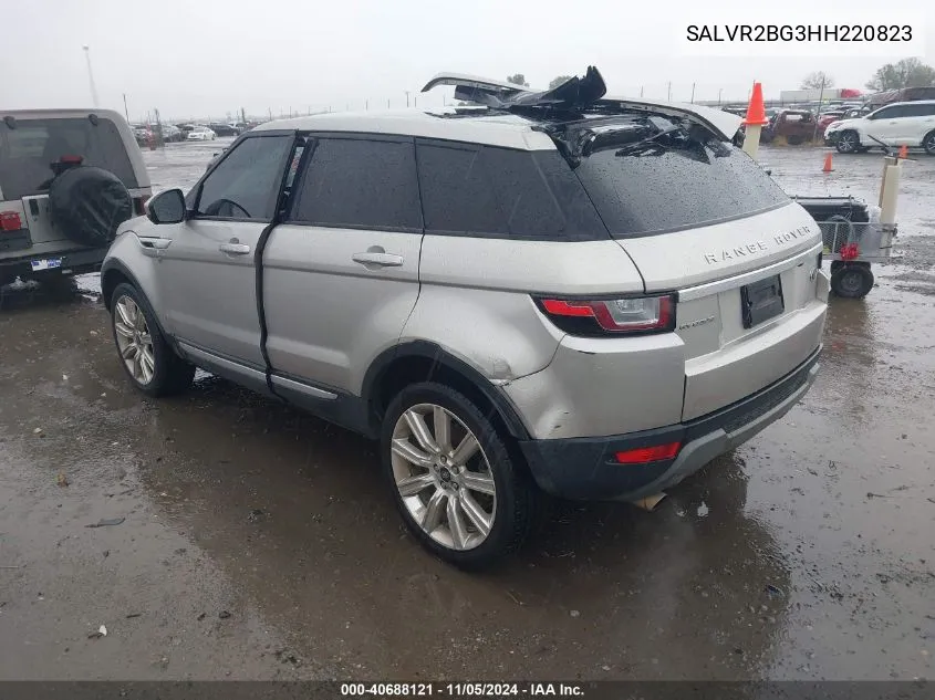 2017 Land Rover Range Rover Evoque Hse VIN: SALVR2BG3HH220823 Lot: 40688121