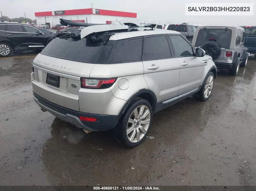 2017 Land Rover Range Rover Evoque Hse VIN: SALVR2BG3HH220823 Lot: 40688121