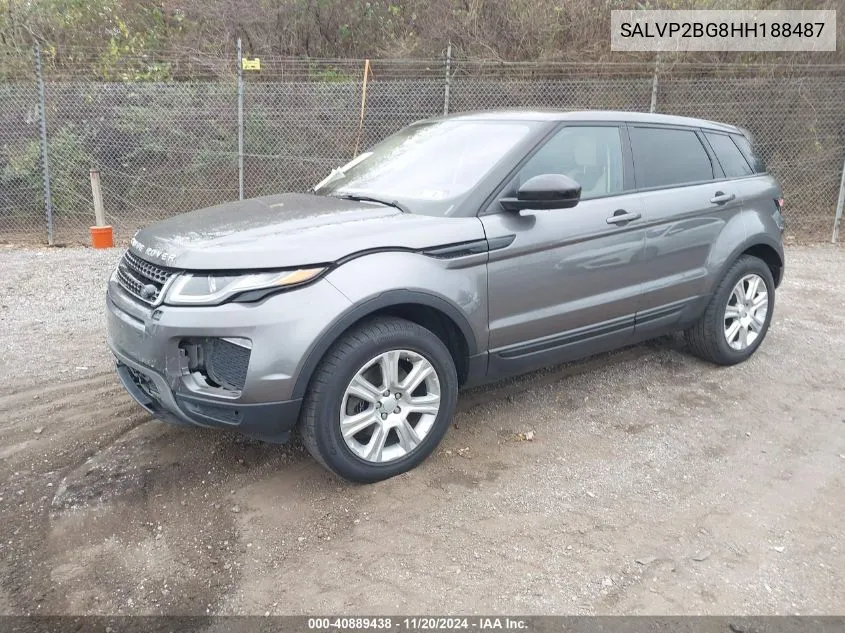 2017 Land Rover Range Rover Evoque Se/Se Premium VIN: SALVP2BG8HH188487 Lot: 40889438