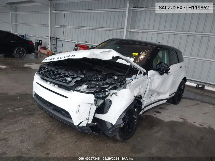 SALZJ2FX7LH119862 2020 Land Rover Range Rover Evoque S