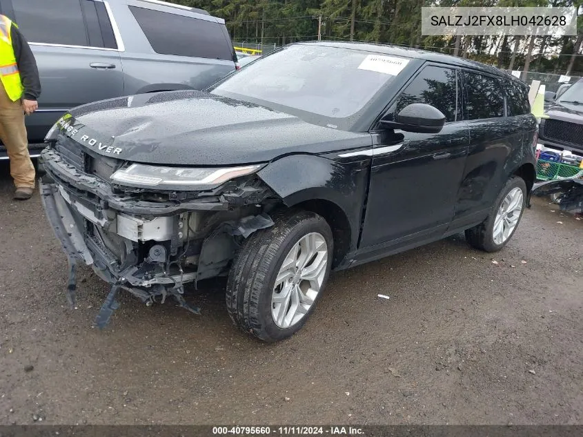 2020 Land Rover Range Rover Evoque S VIN: SALZJ2FX8LH042628 Lot: 40795660