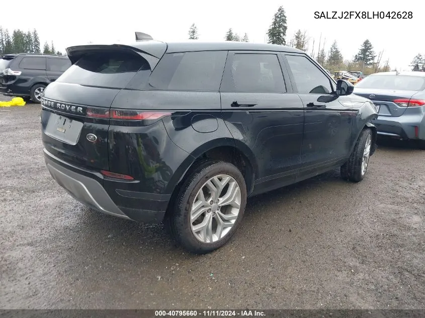 2020 Land Rover Range Rover Evoque S VIN: SALZJ2FX8LH042628 Lot: 40795660