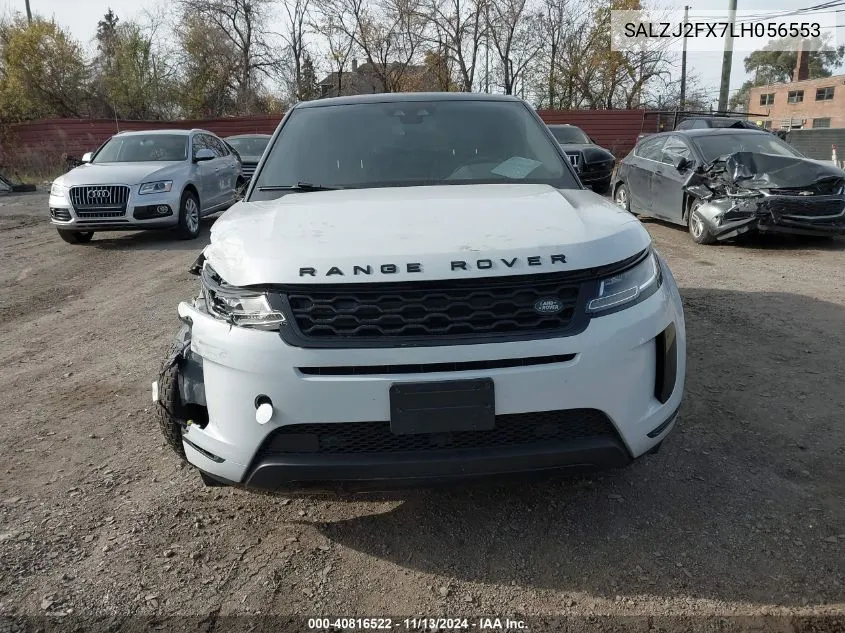 2020 Land Rover Range Rover Evoque S VIN: SALZJ2FX7LH056553 Lot: 40816522