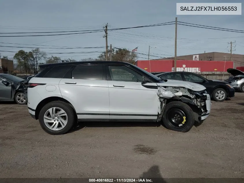 2020 Land Rover Range Rover Evoque S VIN: SALZJ2FX7LH056553 Lot: 40816522