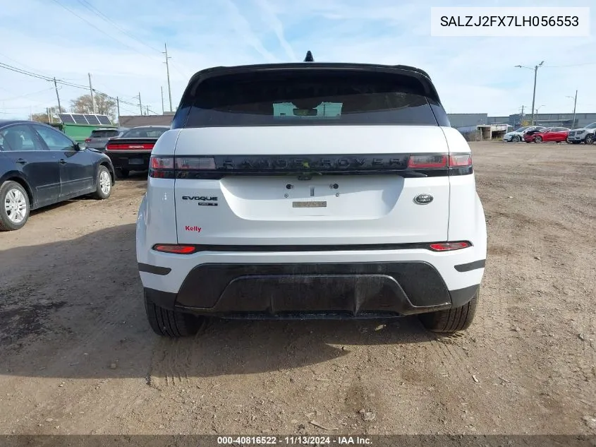 2020 Land Rover Range Rover Evoque S VIN: SALZJ2FX7LH056553 Lot: 40816522