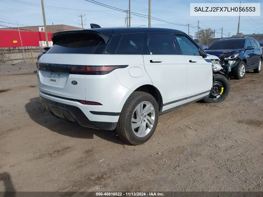 2020 Land Rover Range Rover Evoque S VIN: SALZJ2FX7LH056553 Lot: 40816522